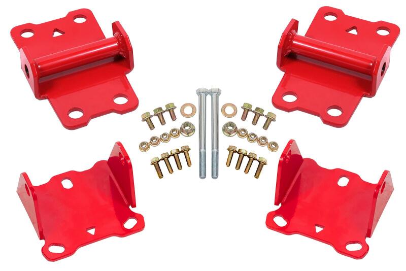 BMR Suspension BMR 78-87 G-Body Motor Mount Kit Upper & Lower Solid - Red MM461R