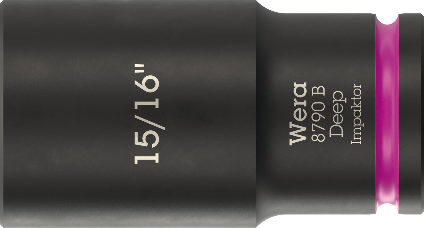 Wera 8790 B Impaktor Deep Socket 3/8" SAE