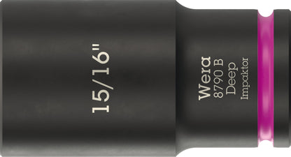 Wera 8790 B Impaktor Deep Socket 3/8" SAE