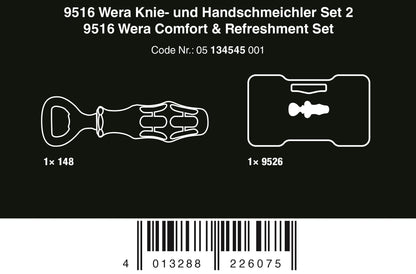Wera 9516 Comfort & Refreshment Set 2 Pieces 05134545001