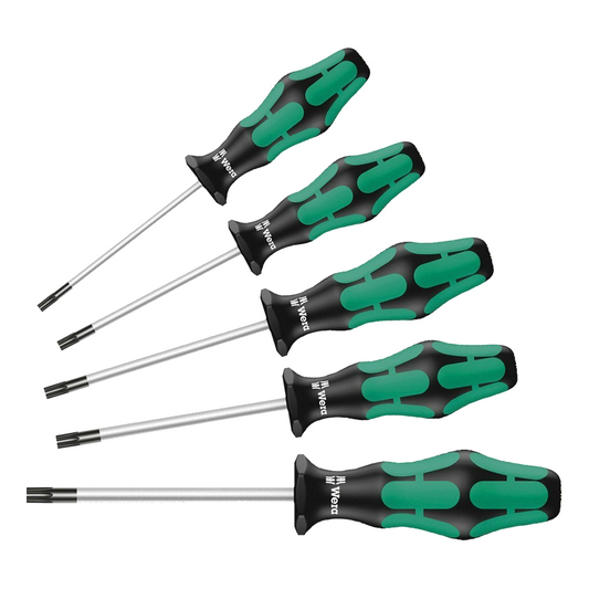 Wera 367/5 Kraftform Plus TORX® Screwdriver Set 5 Piece 05345220001