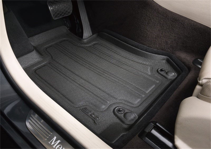 3D MAXpider 15-22 Ford F150 Supercrew Hybrid Insert Kagu 1st Row Floormat for L1FR08304609 - Black SLFR083
