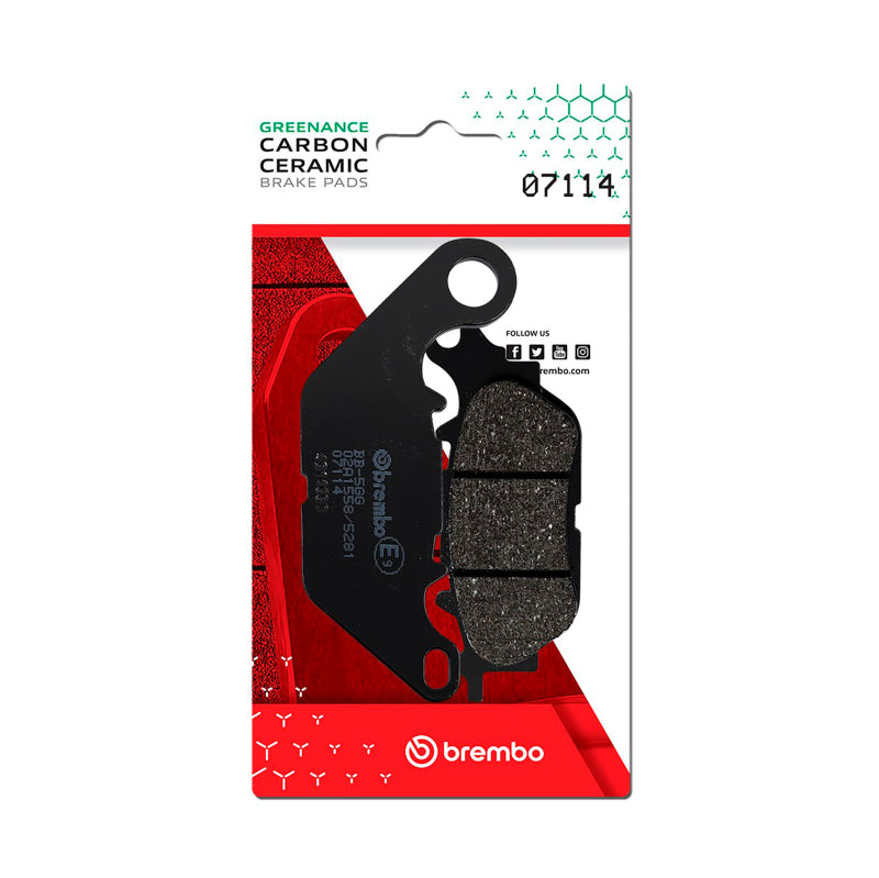 Brembo OE Yamaha DElight Carbon Ceramic Brake Pad - Front 07114