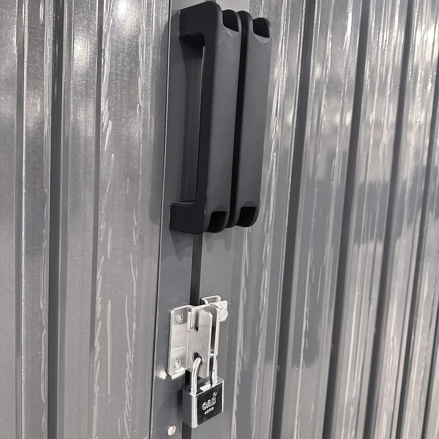 [10X20FT] Alora Heavy-Duty Multipurpose Outdoor All-Weather Utility Garage Storage Shed With Air Vents (SAK74834)