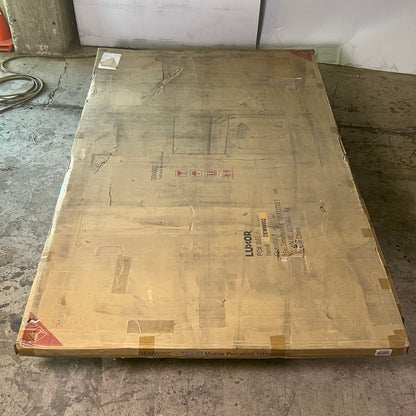 LUXOR Double Sided Mobile Porcelain Whiteboard Sz 72” x 40” White DEMW002 (Distressed Box)