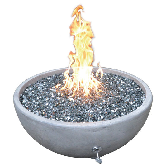 TrueFlame Grey Adobe Fire Water Bowl