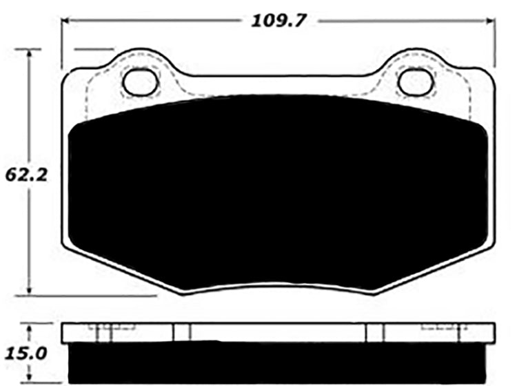 Porterfield Brake Pads for 2017 CHEVROLET CAMARO SS Brembo 4 Piston