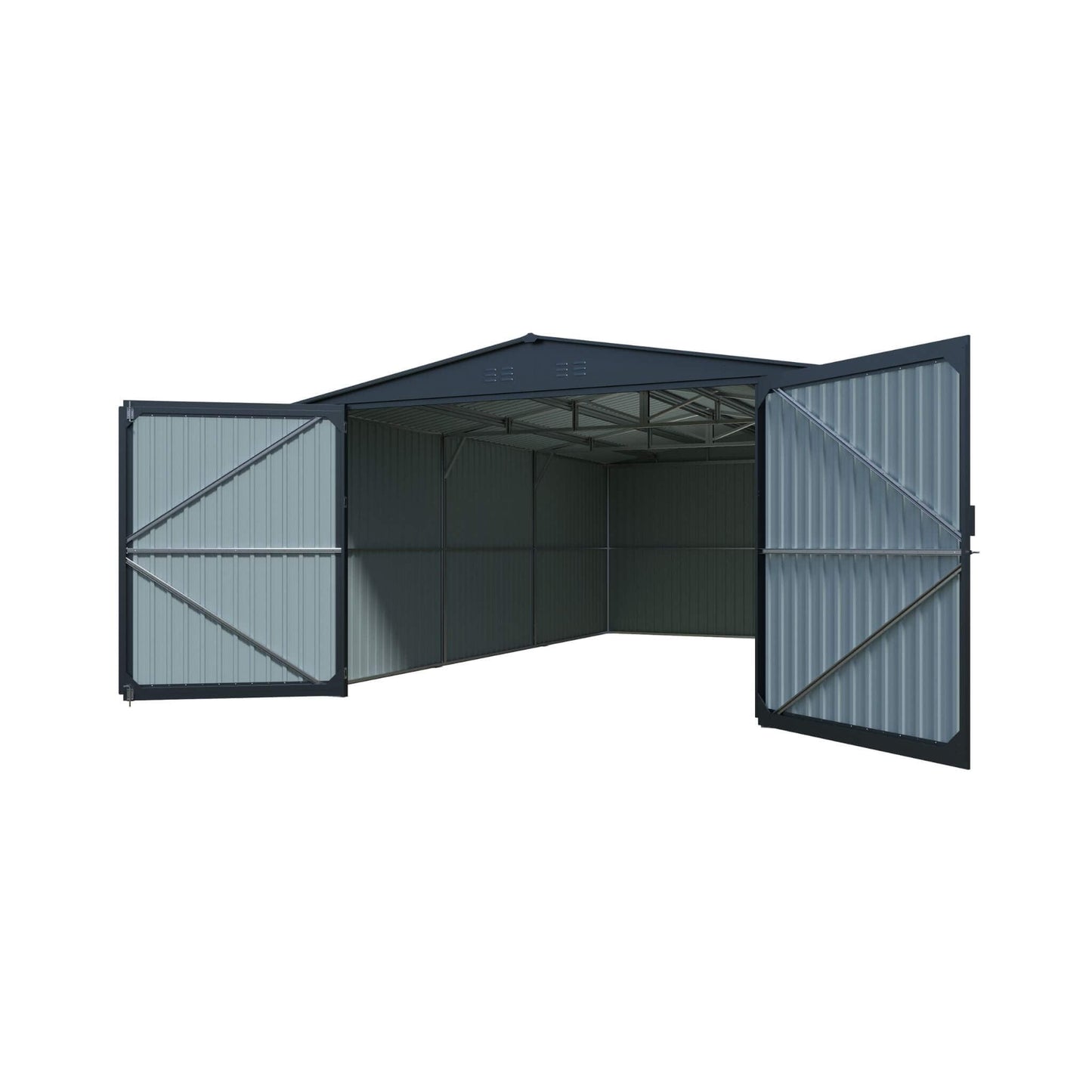 [13X20FT] Alora Extra-Large Premium Weather-Resistant Outdoor Multi-Purpose Utility Storage Shed (SAK84920)