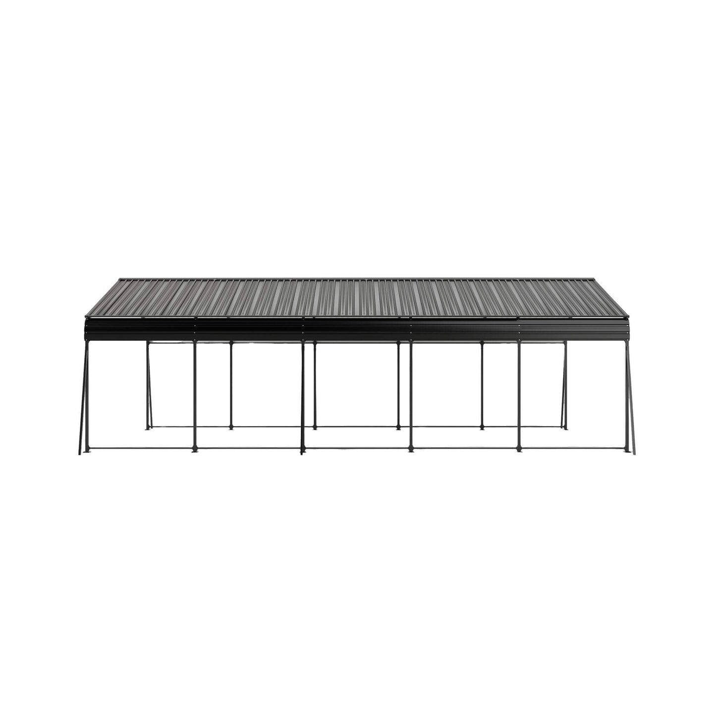 [13X26FT] Alora Heavy-Duty Weather-Resistant Outdoor Carport With Protective Film (SAK82451)