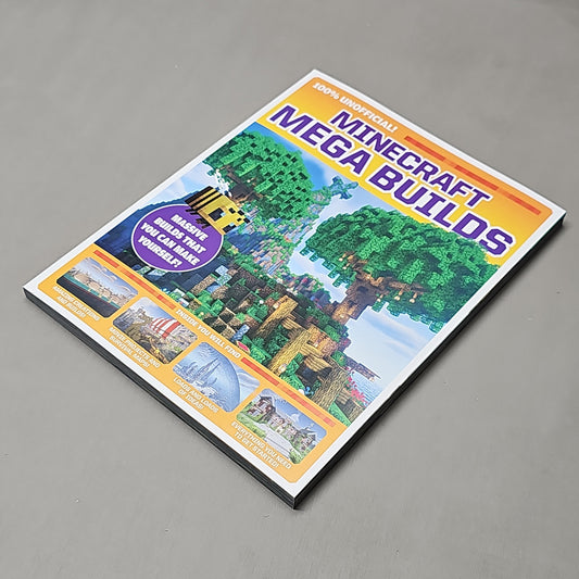 SCHOLASTIC Minecraft Mega Builds 100% Unofficial Paperback Book (New)