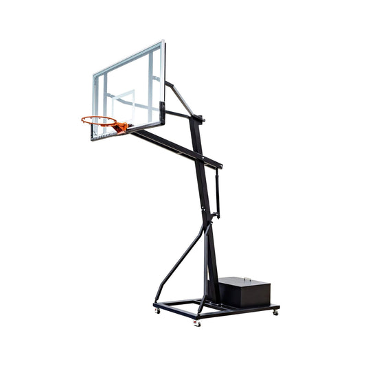[18X24FT] Heavy-Duty Portable Adjustable Basketball Hoop With Court (SAK72980)