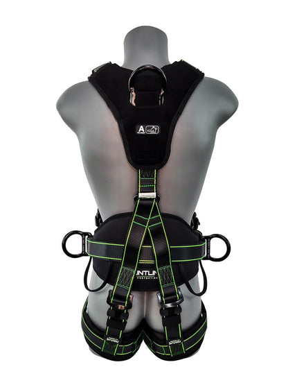 Frontline 200RE Elite Lite Climbing/Rescue Full Body Harness with Aluminum Quick Connect Buckles Universal