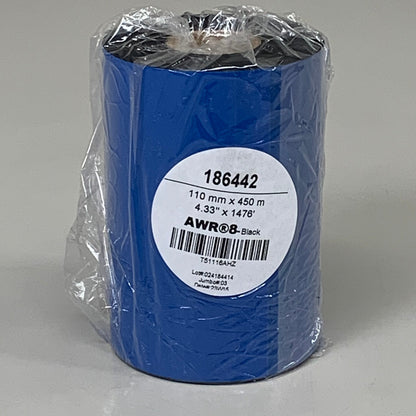 Printer Supplies (12 PK) Thermal Transfer Ribbon for 4420 Intermac 4.33"x1476' 186442