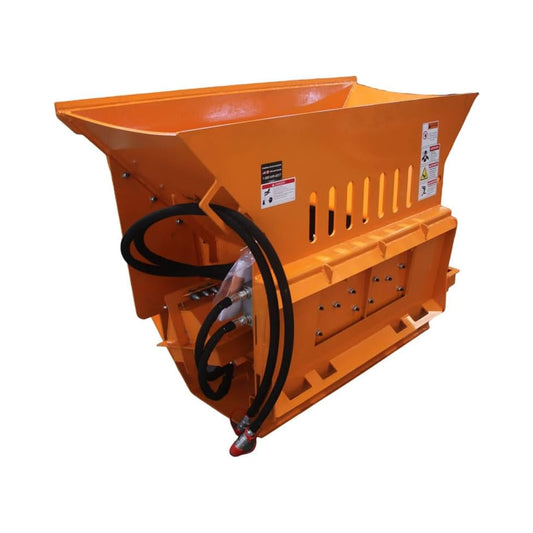 24-Inch Heavy-Duty 13.5 Cu.Ft Concrete Crusher Bucket Skid Steer Attachment (SAK10589)