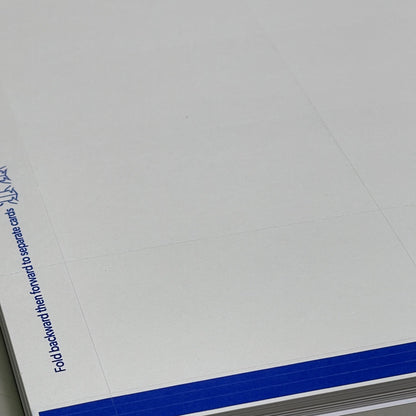 AVERY (5-PACK) 250 Business Cards Matte White Sure Feed Printable 2"x3-1/2" 5371