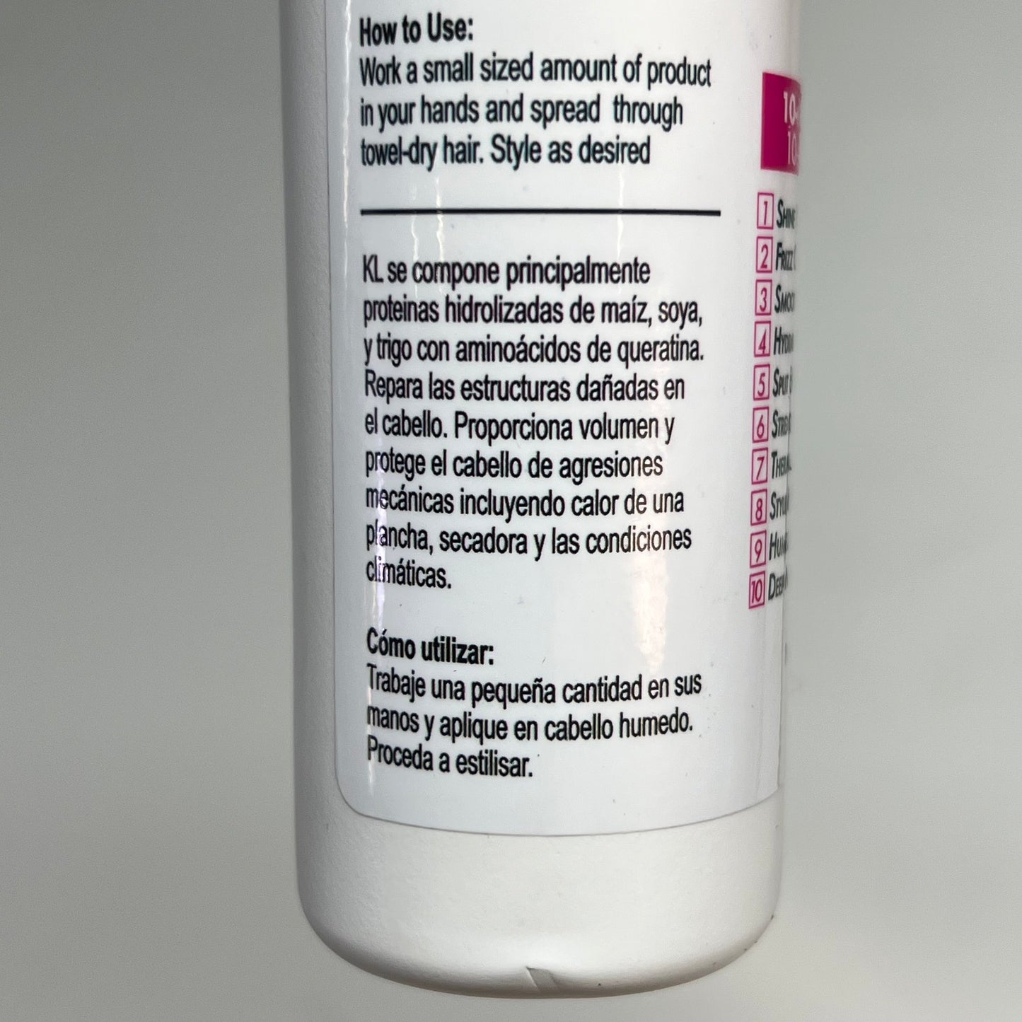 ARTISTAS A LA OBRA Keratin Leave-In Lotion For Hair Repair 100 mL 3.4 fl oz