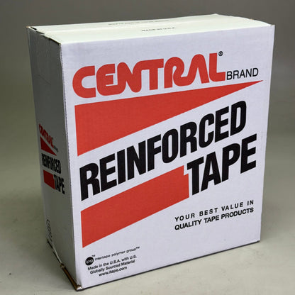 CENTRAL (10 Rolls) Reinforced Tape Sz 3" x 450' L Grade 260, Brown K7450
