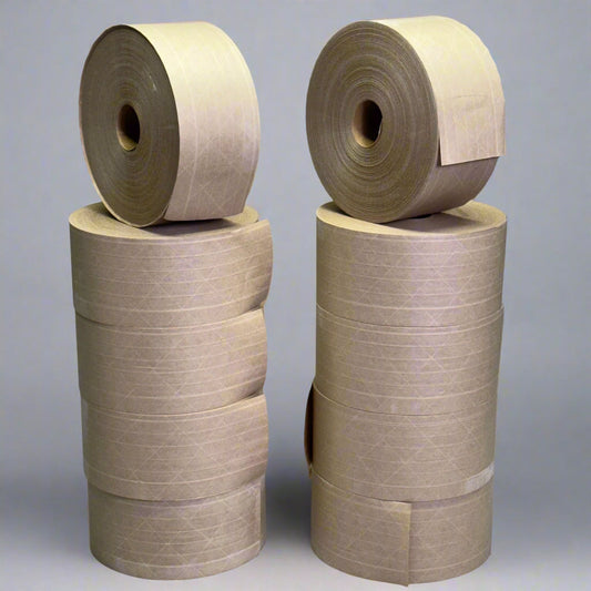 CENTRAL (10 Rolls) Reinforced Tape Sz 3" x 450' L Grade 260, Brown K7450