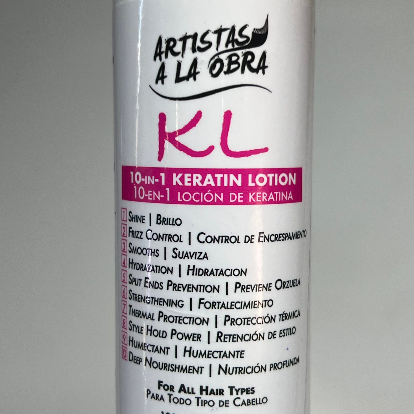 ARTISTAS A LA OBRA Keratin Leave-In Lotion For Hair Repair 100 mL 3.4 fl oz