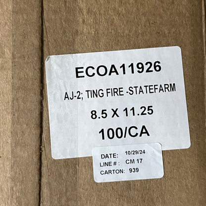 STATE FARM (100 Bags) Bubble Protection Envelopes Sz 9.5" W X 11" H ECOA11926