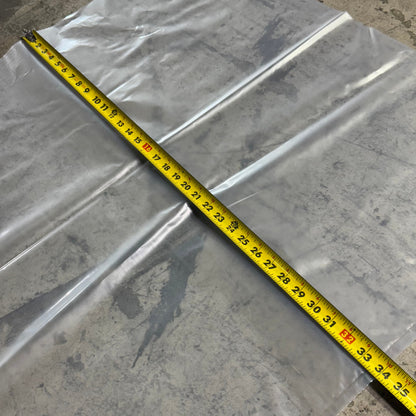 BERRY PLASTIC (120 Bags) Plastic Bags Sz 34 x 34 x 004, Clear J1492012