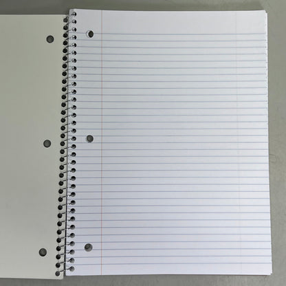 ZA@ THREE LEAF (6 PACK) 1 Subject Spiral Notebook College Ruled 70 Sheets 811-48