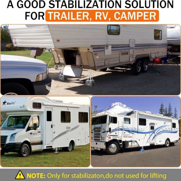 4-Pack 6,000 lbs Adjustable RV Stabilizer Jacks (11-17")