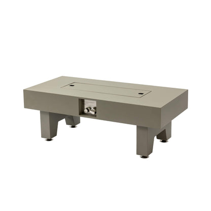 Alora 42" 50K BTU Iron Liquid Propane Fire Pit Table With Glass Stones (SAK63845)