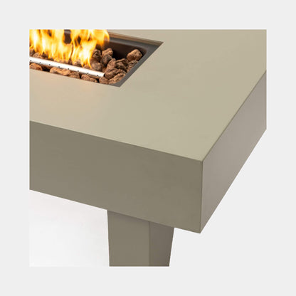 Alora 42" 50K BTU Iron Liquid Propane Fire Pit Table With Glass Stones (SAK63845)