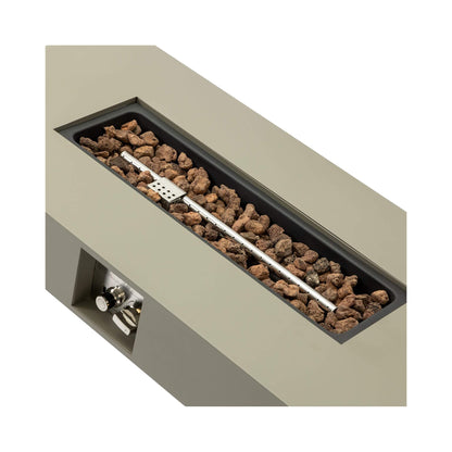 Alora 42" 50K BTU Iron Liquid Propane Fire Pit Table With Glass Stones (SAK63845)