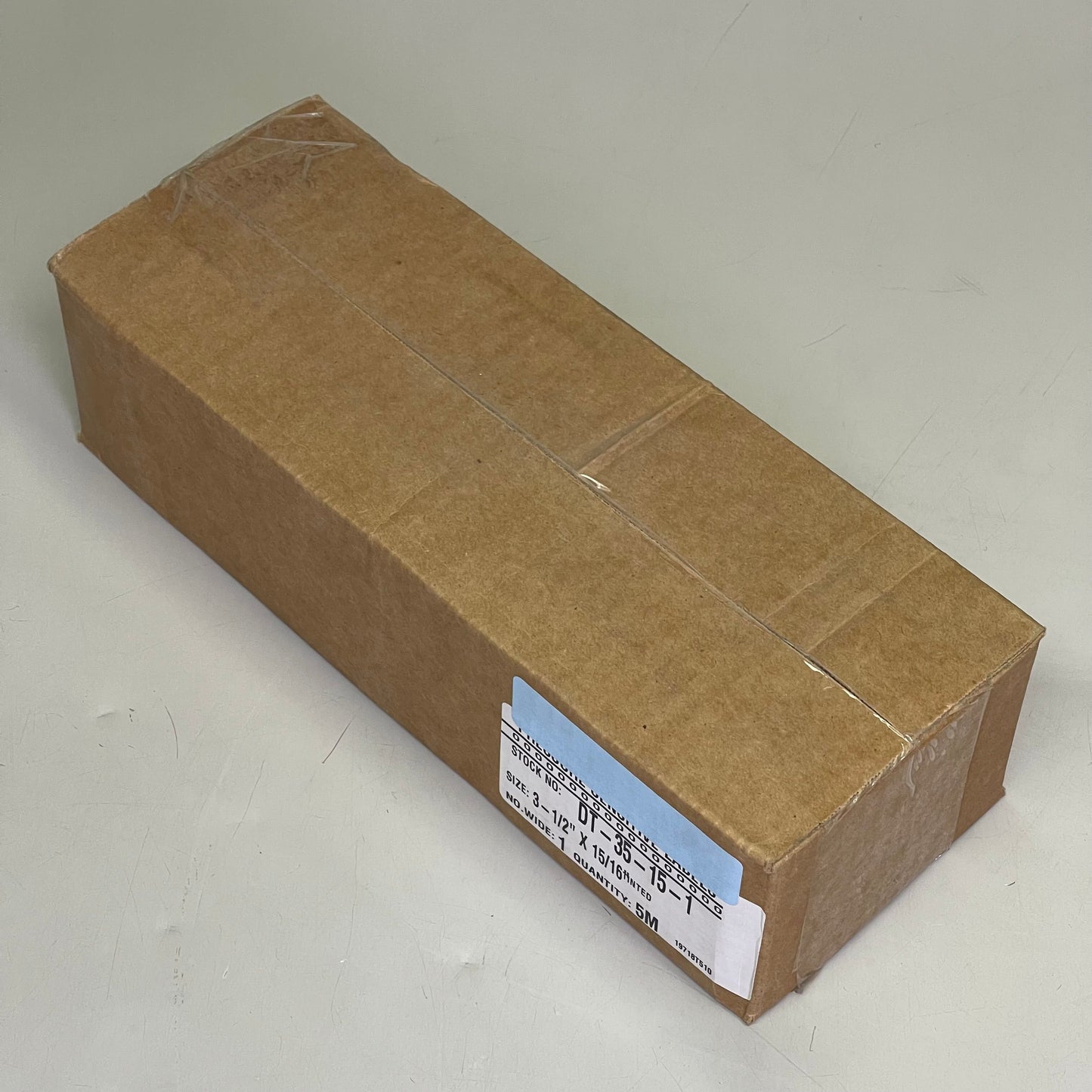 COMPULABEL (5000 PACK) Pin Fed Address Labels 3-1/2" x 15/16" Yellow DT-35-15-1