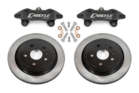 BMR Suspension BMR 97-04 Chevrolet Corvette C5 / 05-13 C6 Brake Kit For 15in Conversion Solid Rotors Black Calipers DBK550