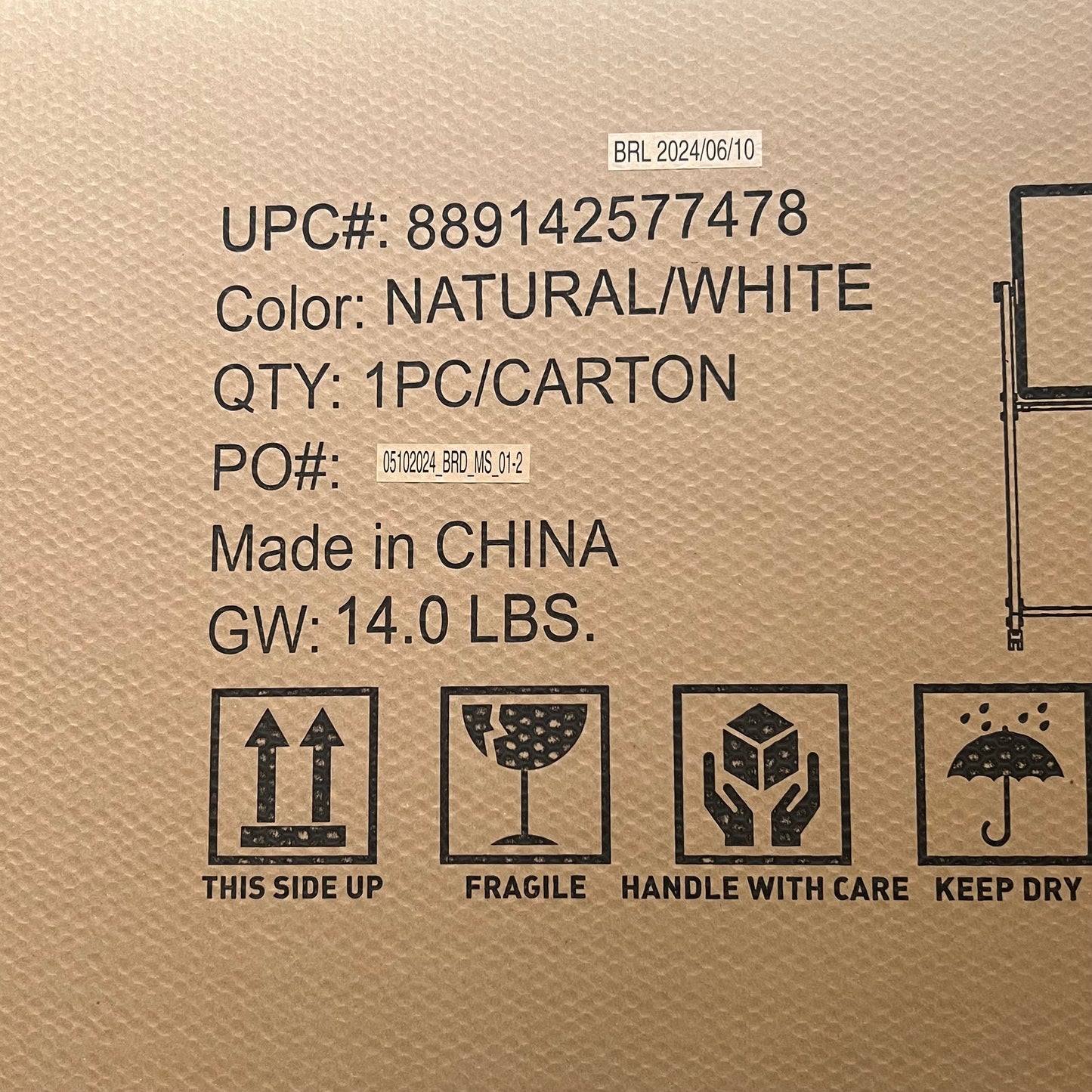 BELNICK (2 Boxes) Mobile Dry Erase Board Sz 50"W x 34"H White