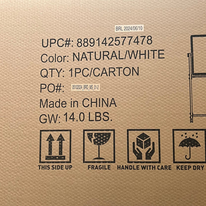 BELNICK (2 Boxes) Mobile Dry Erase Board Sz 50"W x 34"H White