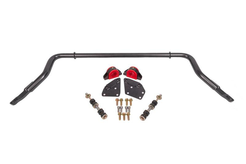 BMR Suspension BMR 82-92 Chevrolet Camaro Sway Bar Kit Front Hollow 38mm Adjustable - Black Hammertone SB334H