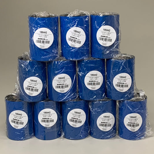 Printer Supplies (12 PK) Thermal Transfer Ribbon for 4420 Intermac 4.33"x1476' 186442