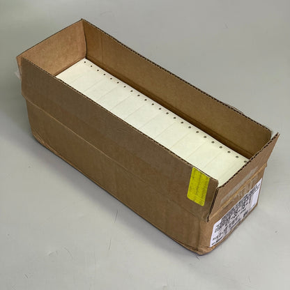 COMPULABEL (5000 PACK) Pin Fed Address Labels 3-1/2" x 15/16" Yellow DT-35-15-1