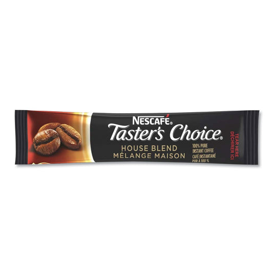 Nescafé Taster's Choice Stick Pack, House Blend, .06 oz, 480/Carton