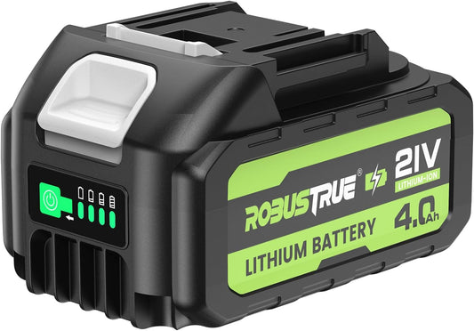 High Capacity 4.0Ah Battery for Impact Wrench, Long-Lasting Performance, Perfect Compatibility, Easy to Use, Universal for DIY and Professional Works