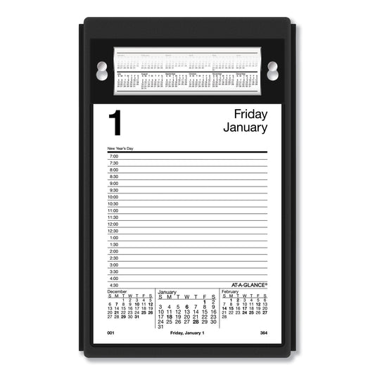 AT-A-GLANCE Pad Style Desk Calendar Refill, 5 x 8, White Sheets, 2023