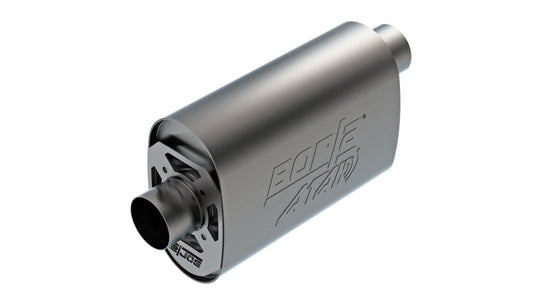 Borla CrateMuffler LS3 3in Offset/Center 14in x 4.35in x 9.10in Oval Muffler ATAK 400958