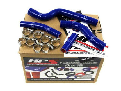 HPS Blue Reinforced Silicone Radiator Hose Kit Coolant Yamaha 07-09 YZ250F