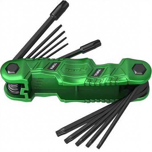 SEDY 32-Piece Hex Key Wrench Set, Metric and SAE Allen Wrenches (0.028-3/8 inch, 0.7-10 mm) L Shape Allen Keys, Chrome Vanadium Steelwith 2x Extension Handle