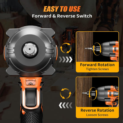 900Ft-lbs (1200N.m) Cordless Impact Wrench & Cordless Car Buffer Polisher