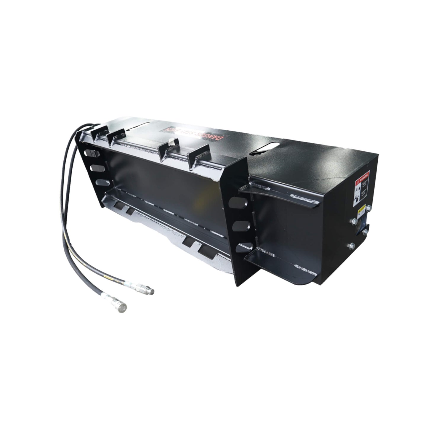 72-Inch Heavy Duty Hydraulic Skid Steer Soil Cultivator Roto Tiller Attachment (SAK45187)