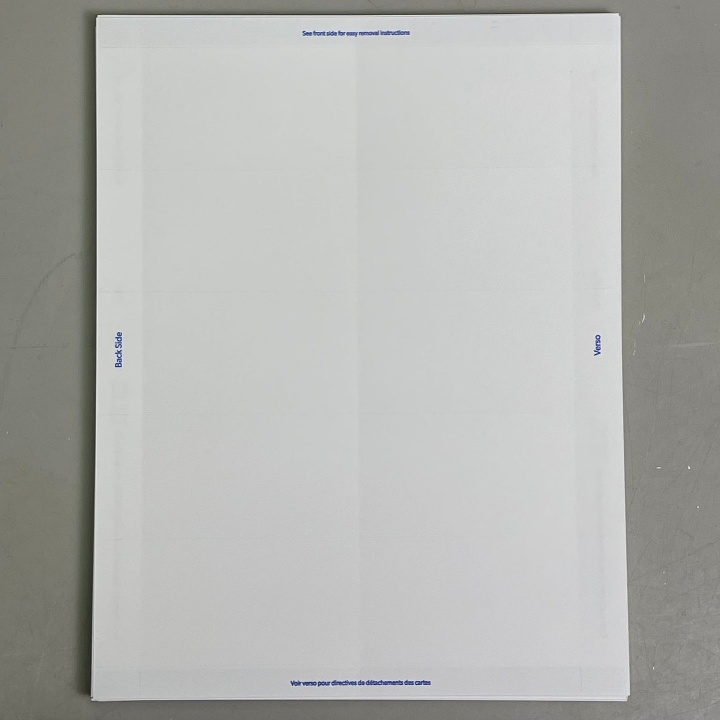 AVERY (5-PACK) 250 Business Cards Matte White Sure Feed Printable 2"x3-1/2" 5371