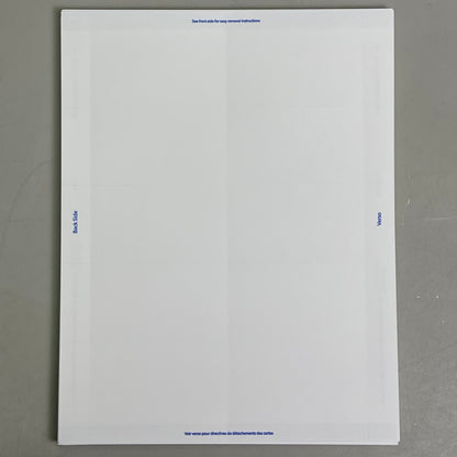 AVERY (5-PACK) 250 Business Cards Matte White Sure Feed Printable 2"x3-1/2" 5371