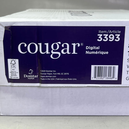 COUGAR (1000 Sheets) Digital Laser Paper Sz 12" x 18", White 3393