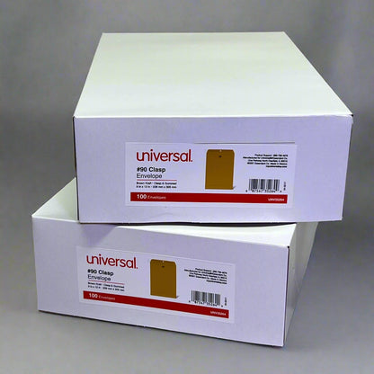 UNIVERSAL (200 ENVELOPES) Clasp Envelope Kraft #90 Yellow, UNV35264
