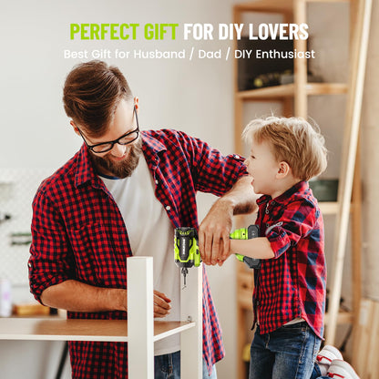 Impact Driver: 21V 1/4" Hex Cordless Impact Driver, 230N.m (2,035in-lbs) Brushless Impact Driver Drill Set, 20Psc Screwdriver Bits, 2.0 Ah Battery, Variable Speed for DIY and Automotive